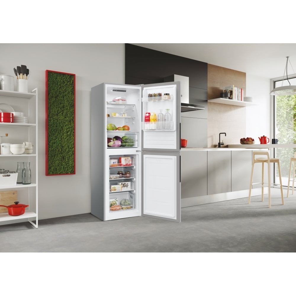Hoover HVT3CLECKIHS Frost-Free Fridge Freezer – Energy Efficient