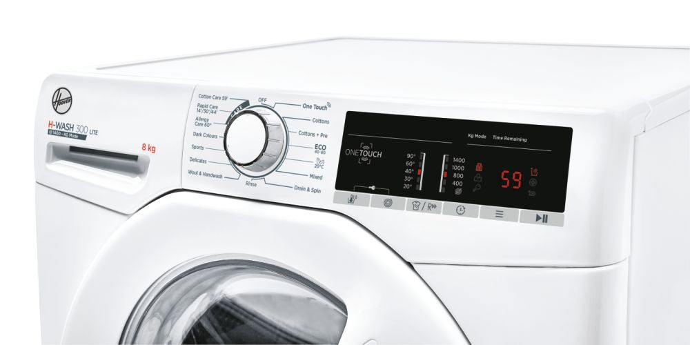 HOOVER H-Wash 300 H3W48TE NFC 8 kg 1400 Spin Washing Machine - White
