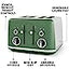 Breville Lustra Matt Forest Green 4 Slice Toaster - VTT992