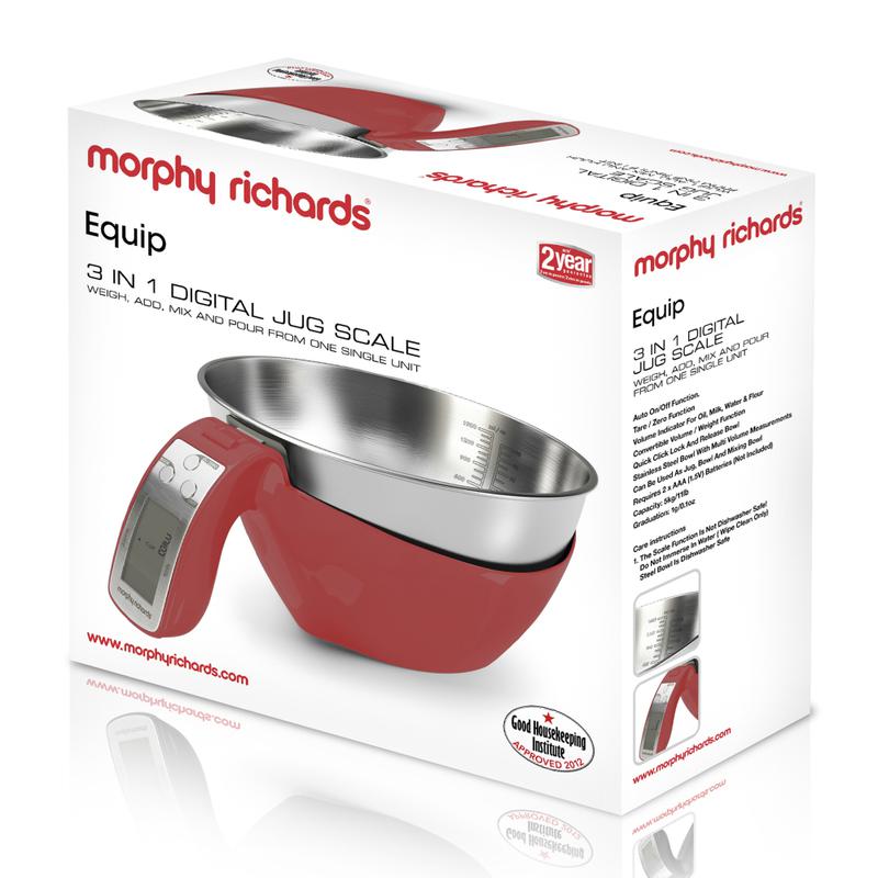 Morphy Richards Jug Scale Red - 46611