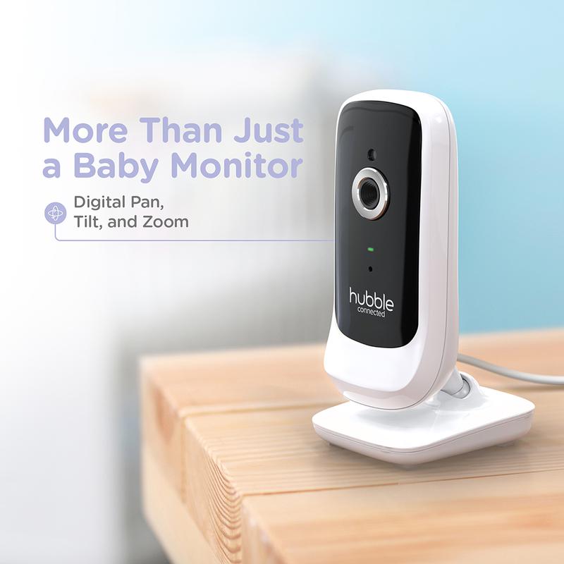 Hubble 5 Nursery Pal Link Pre Baby Monitor White