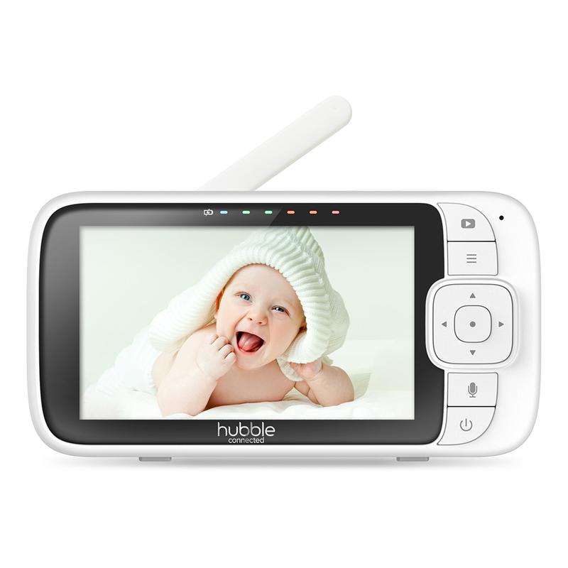 Hubble Nursery View Premium 5inch Video Baby Monitor White