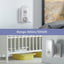 Hubble Listen Audio Baby Monitor White