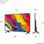 LG 43QNED84A6C 43” QNED AI 4K Ultra HD Smart TV (2025) – α7 Gen8 Processor, HDR10, webOS, ThinQ AI