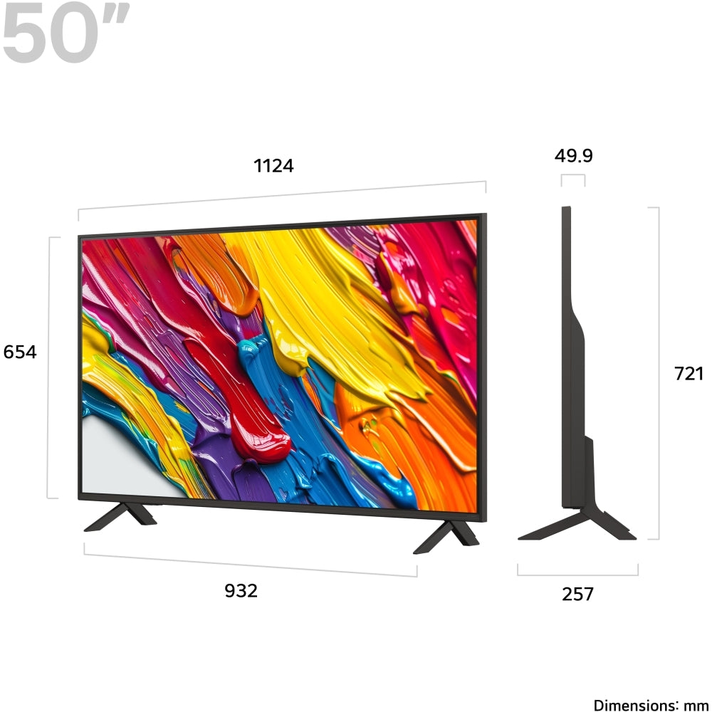 LG 43QNED84A6C 43” QNED AI 4K Ultra HD Smart TV (2025) – α7 Gen8 Processor, HDR10, webOS, ThinQ AI