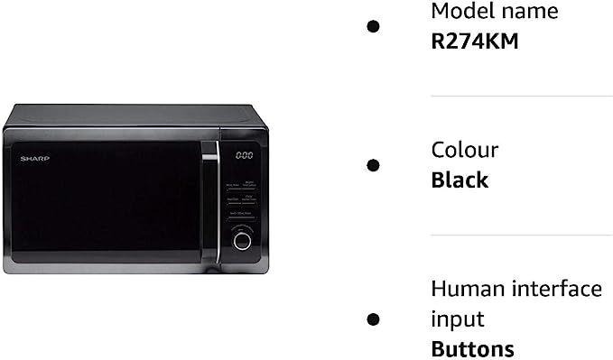 Sharp 20L Freestanding Solo Microwave - R274KM