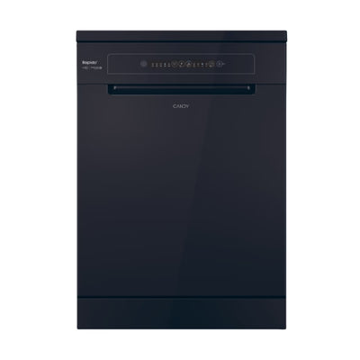 Candy Rapido 13 Place Freestanding Dishwasher CF3C9E0B‑80 – Black Freestanding Dishwasher 13 Place Settings