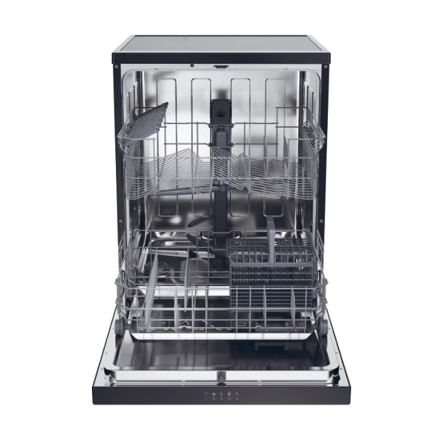 Candy Rapido 13 Place Freestanding Dishwasher CF3C9E0B‑80 – Black Freestanding Dishwasher 13 Place Settings