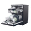Candy Rapido 13 Place Freestanding Dishwasher CF3C9E0B‑80 – Black Freestanding Dishwasher 13 Place Settings