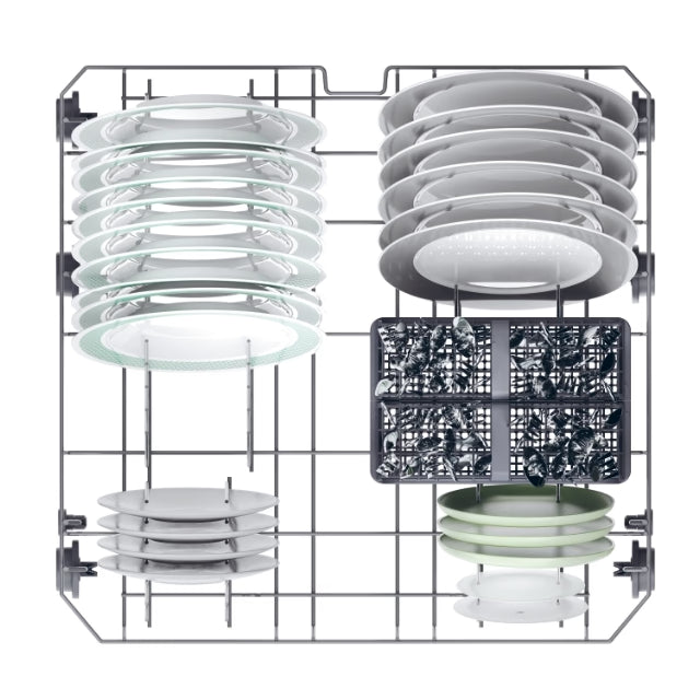 Candy Rapido 13 Place Freestanding Dishwasher CF3C9E0B‑80 – Black Freestanding Dishwasher 13 Place Settings