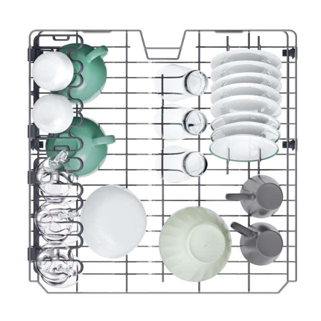 Candy Rapido 13 Place Freestanding Dishwasher CF3C9E0B‑80 – Black Freestanding Dishwasher 13 Place Settings