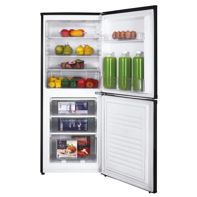 Candy CCH1S513EBK 136cm 50/50 Freestanding Fridge Freezer, 173L Capacity, E Rated, Black