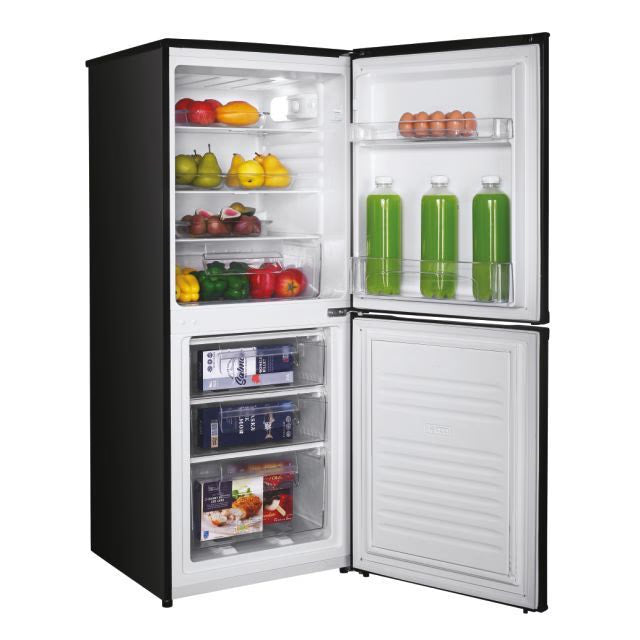 Candy CCH1S513EBK 136cm 50/50 Freestanding Fridge Freezer, 173L Capacity, E Rated, Black