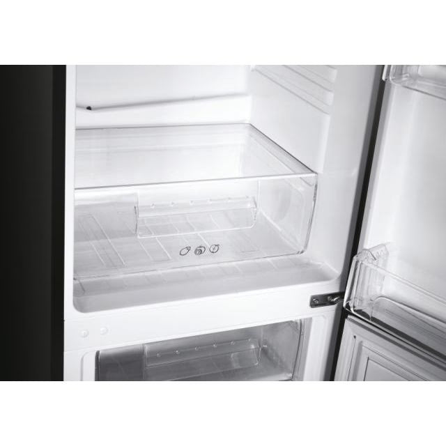 Candy CCH1S513EBK 136cm 50/50 Freestanding Fridge Freezer, 173L Capacity, E Rated, Black