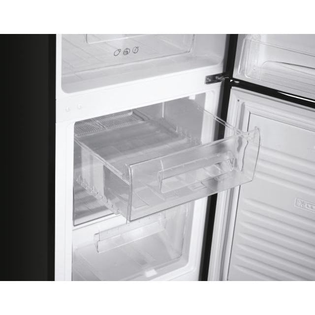 Candy CCH1S513EBK 136cm 50/50 Freestanding Fridge Freezer, 173L Capacity, E Rated, Black