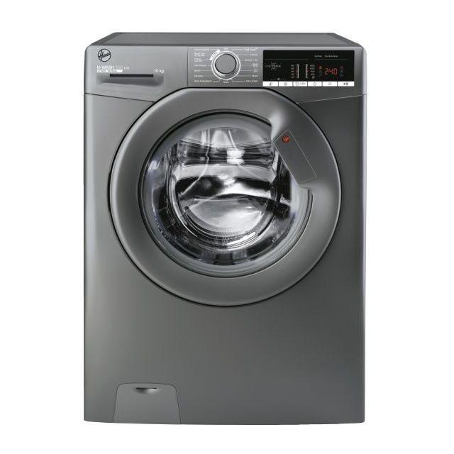 Hoover Limited H-Wash 300 10Kg 1400 Spin Washing Machine Graphite - H3W410TGGE/1-80