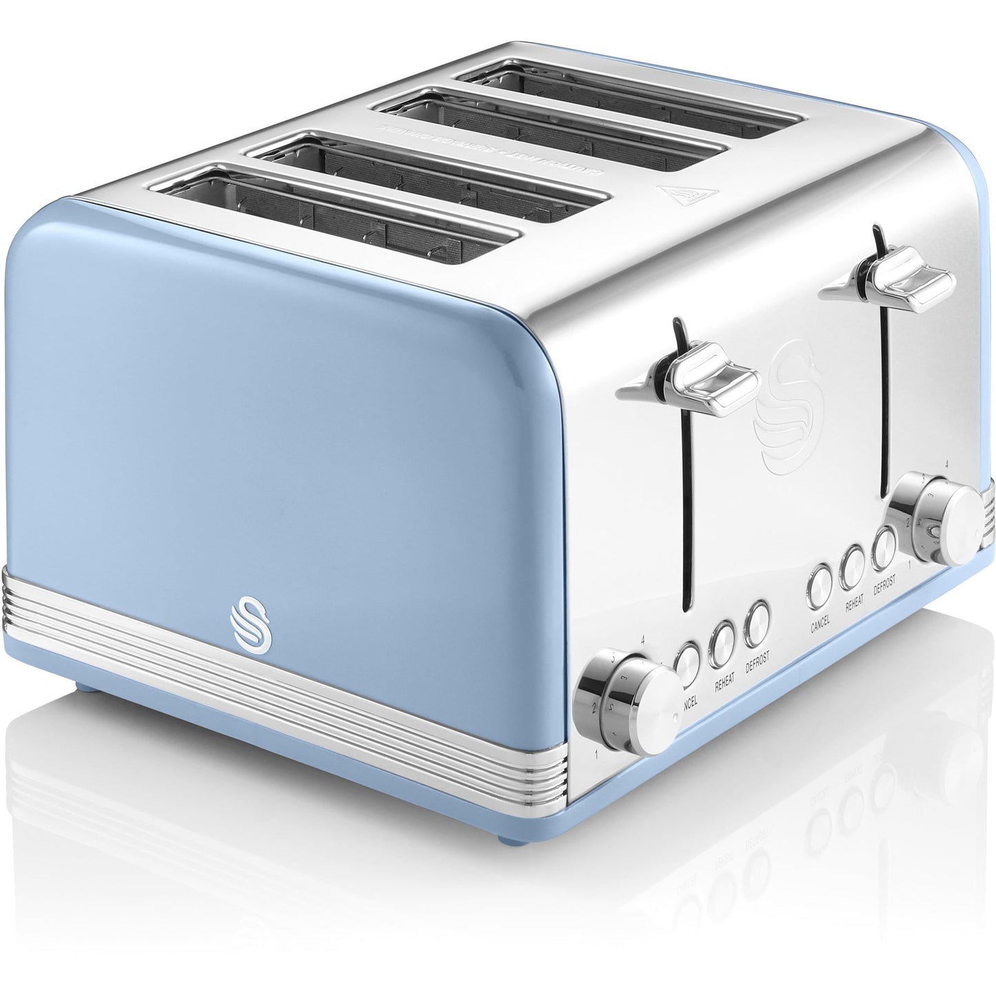 Swan Retro 4-Slice Toaster ST19020BLN