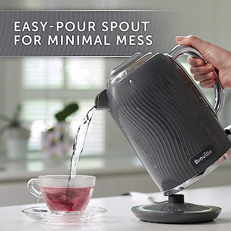 Breville Flow Collection 3Kw Jug Kettle - Grey - BVEVKT092