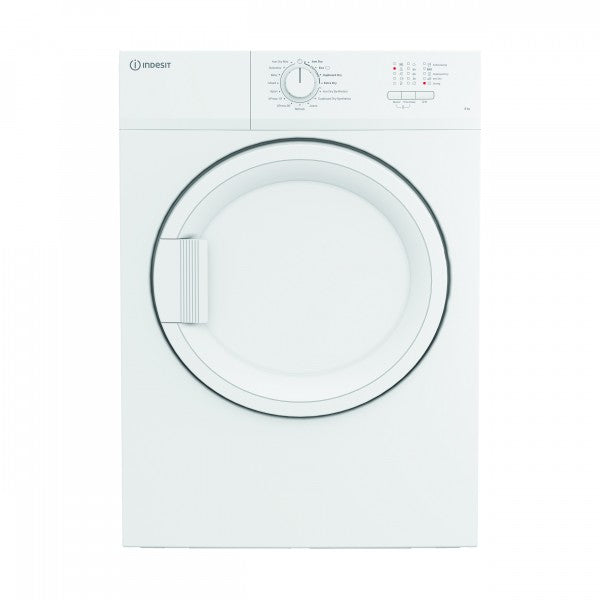 Indesit CYDA81WWGLUK Indesit Tumble Dryer 8Kg Vented Timer Dry White 15 Cycles