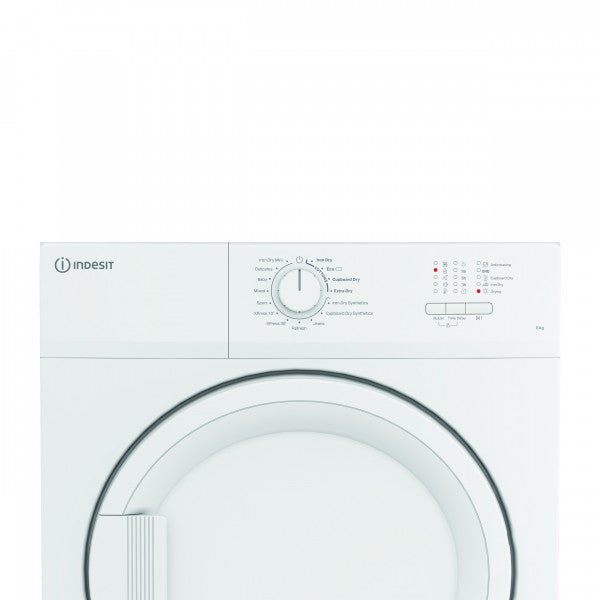 Indesit CYDA81WWGLUK Indesit Tumble Dryer 8Kg Vented Timer Dry White 15 Cycles