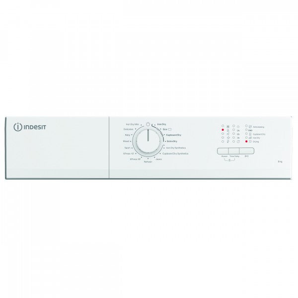 Indesit CYDA81WWGLUK Indesit Tumble Dryer 8Kg Vented Timer Dry White 15 Cycles