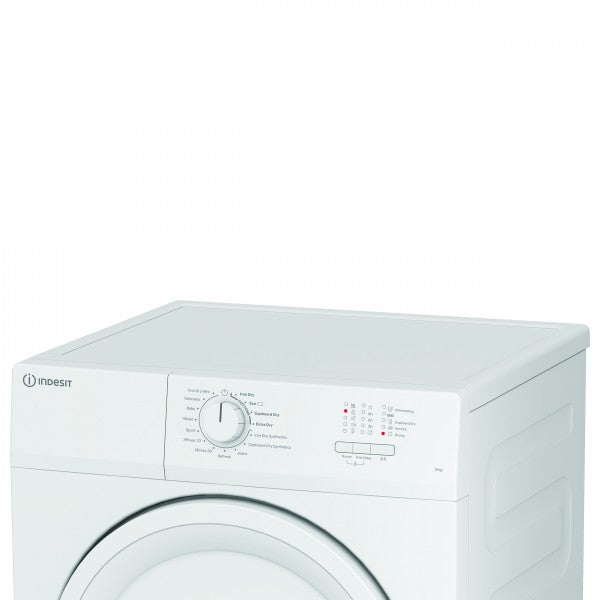 Indesit CYDA81WWGLUK Indesit Tumble Dryer 8Kg Vented Timer Dry White 15 Cycles