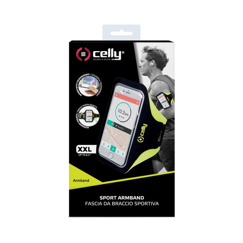 Celly Armband 6.5inch Yellow