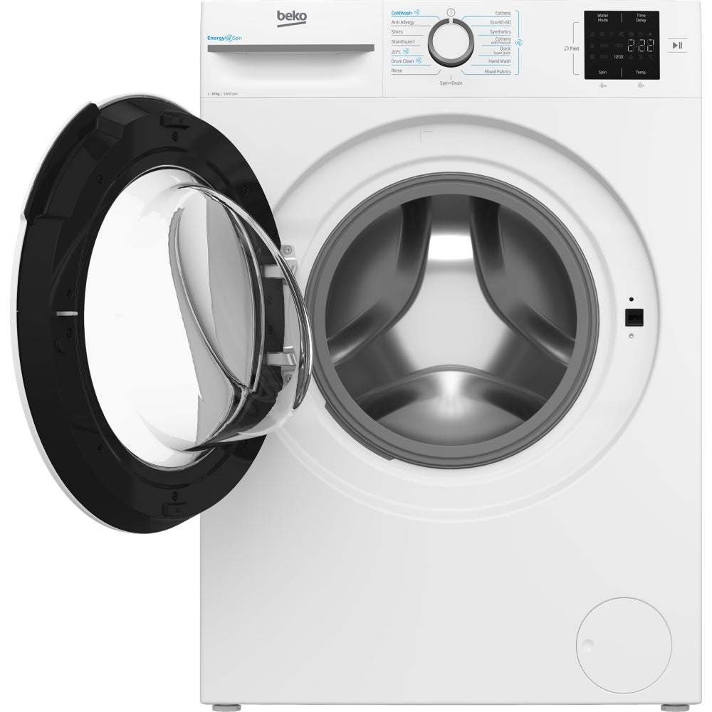 Beko EnergySpin™ B3W31041W 10kg Washing Machine with 1400 rpm - White - A Rated