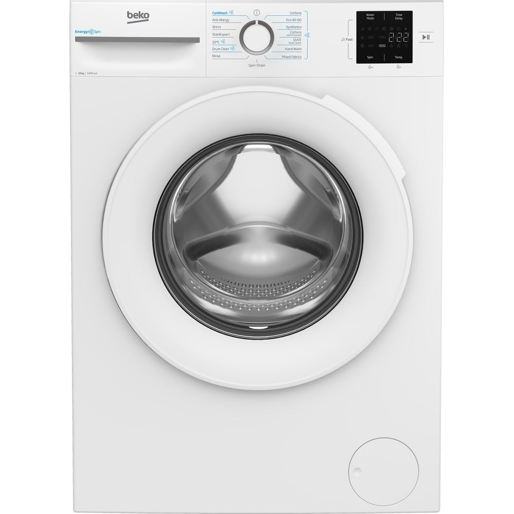 Beko EnergySpin™ B3W31041W 10kg Washing Machine with 1400 rpm - White - A Rated