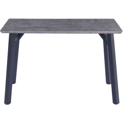 Essentials	Dining Tables 1.2m Rectangular Dining Table - Paper Wrap Granite effect top/Powder coated black legs	Grey Top/Black Legs