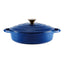 Barbary Oak Foundry 28cm Shallow Cast Iron Casserole Limoges
