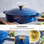 Barbary Oak Foundry 28cm Shallow Cast Iron Casserole Limoges