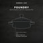 Barbary Oak Foundry 28cm Shallow Cast Iron Casserole Limoges