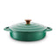 Barbary Oak Foundry 28cm Shallow Cast Iron Casserole Limoges