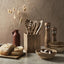 Hoxton 5 Piece Utensil Set with Holder Ash Wood