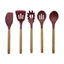 Foundry 5 Piece Utensil Set Limoges Blue