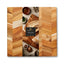 Square Acacia Chevron Chopping Board
