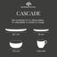 Barbary Oak Cascade 16 Piece Dinnerware Set - BO867006BLK