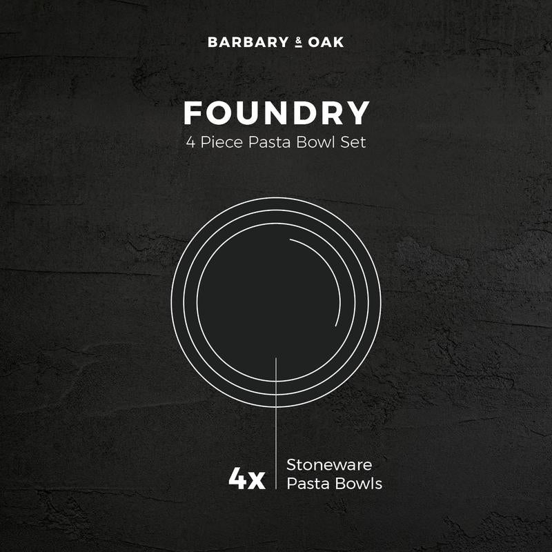 Barbary Oak Foundry 4 Piece Pasta Bowl Set