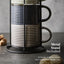Totem Stacking Mugs Set of 4 Reactive Glaze