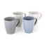 Barbary Oak Reef Honeycomb Mug Set of 4 Reactive Glaze - BO874013