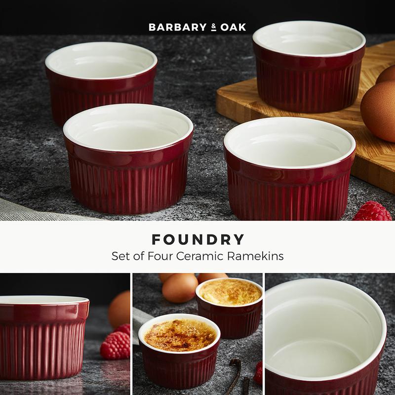 Barbary Oak Foundry Ceramic Ramekins Set of 4