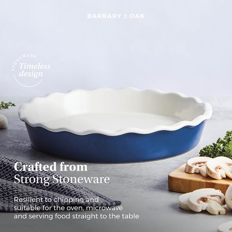 Barbary Oak Foundry 27cm Ceramic Pie Dish