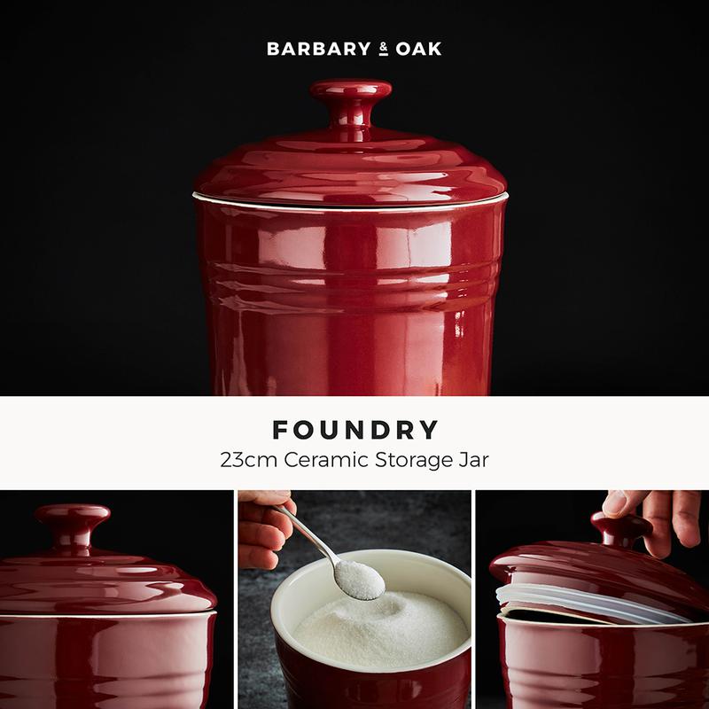 Barbary Oak Foundry 23cm Ceramic Storage Jar