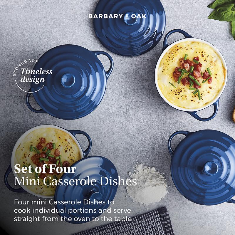 Barbary Oak Foundry 10cm Mini Casseroles Set of 4