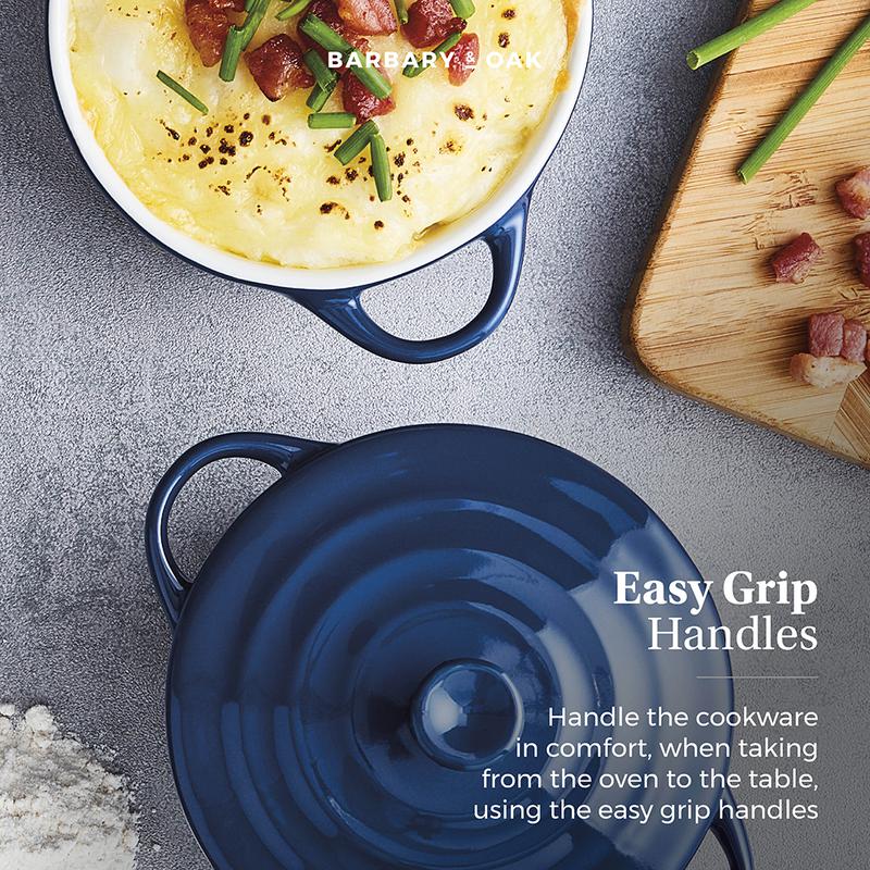 Barbary Oak Foundry 10cm Mini Casseroles Set of 4