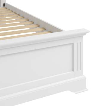 Essentials BP 4.6ft Bed - White