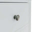 Essentials	BP Bedroom - White 5 Drawer Narrow Chest