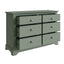 Essentials	BP Bedroom - Cactus green 6 Drawer Chest