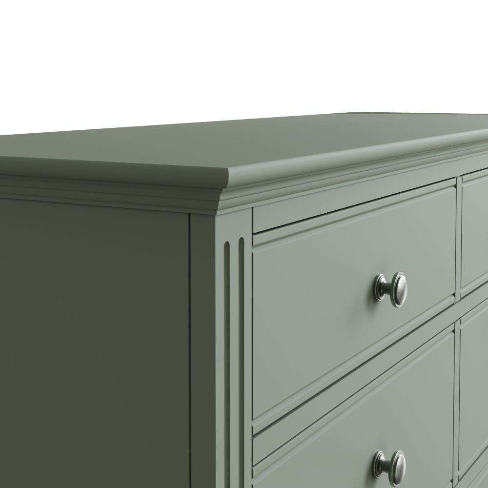 Essentials	BP Bedroom - Cactus green 6 Drawer Chest